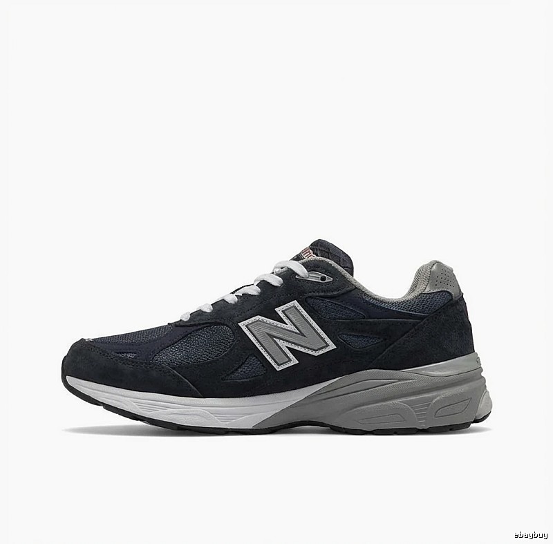 New Balance 990 Series Retro Black and Gray Sports Shoes