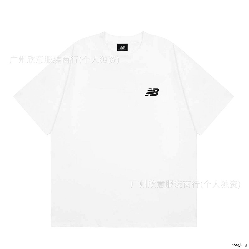 New Balance Classic Casual Style White Short-sleeve T-shirt