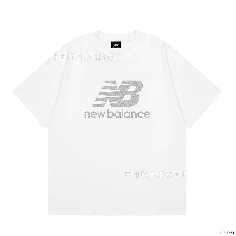 New Balance Classic Casual Style White Short-sleeve T-shirt