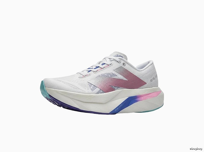 New Balance Trendy Style White and Purple Athletic Shoes