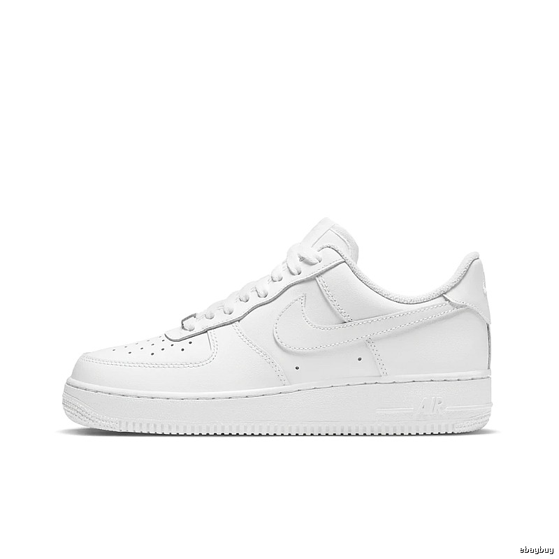 Nike Air Force 1 simple white sneakers