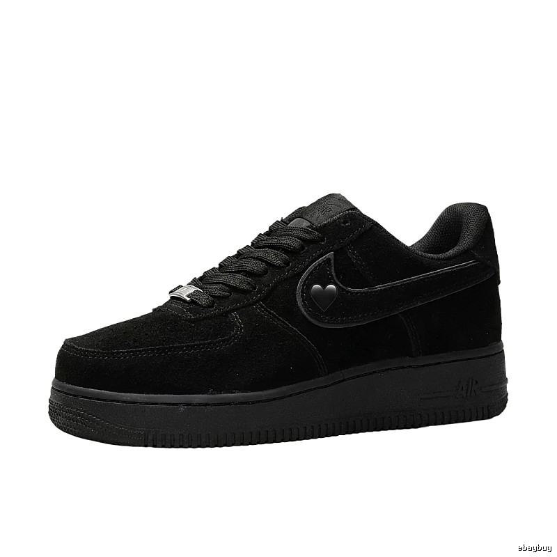 Nike Air Force One black trendy shoes
