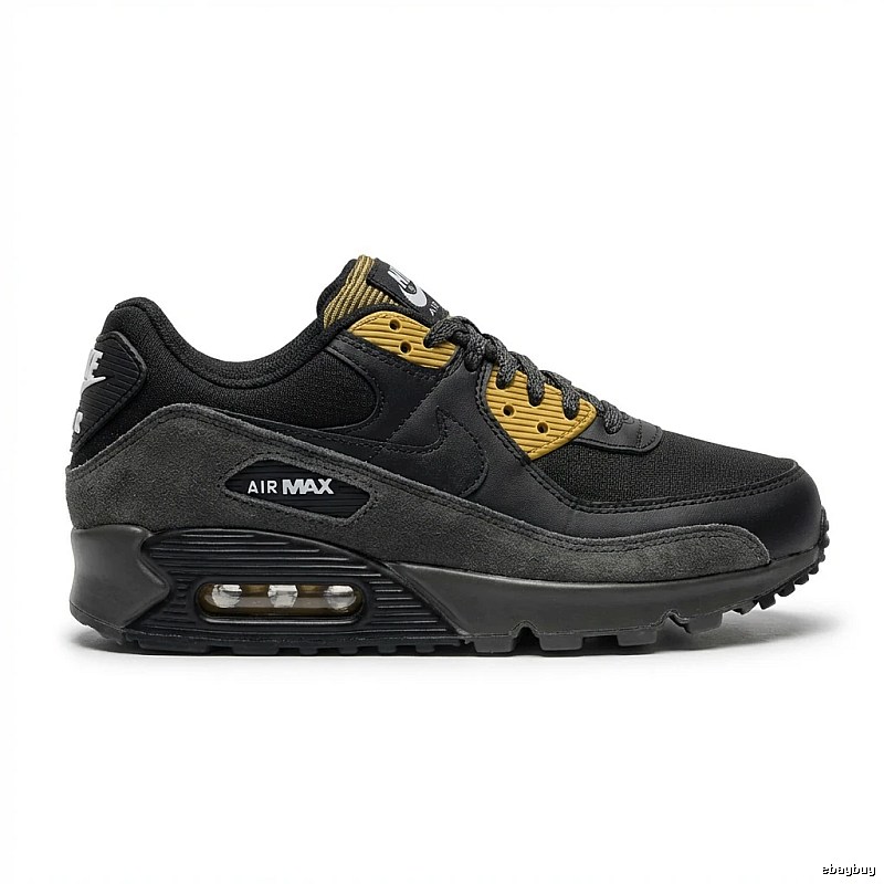Nike Air Max black and yellow casual shoes