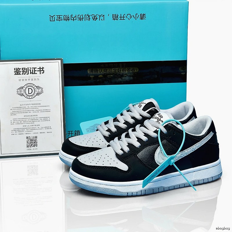 Nike Dunk Low Black and White Athletic Shoes