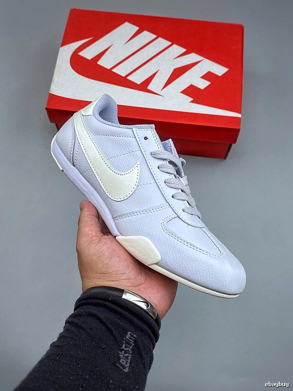 Nike Retro Runners in Pale Blue with Sculpted Cushioning