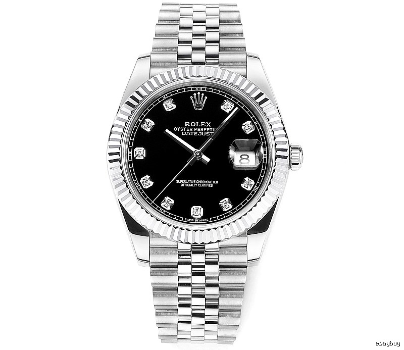 Occasion Rolex Datejust Automatic Watch - Silver And Black