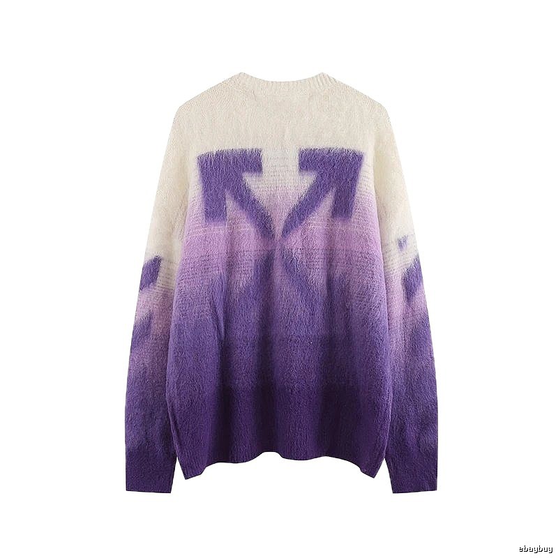 Off-White Gradient Trendy Sweater