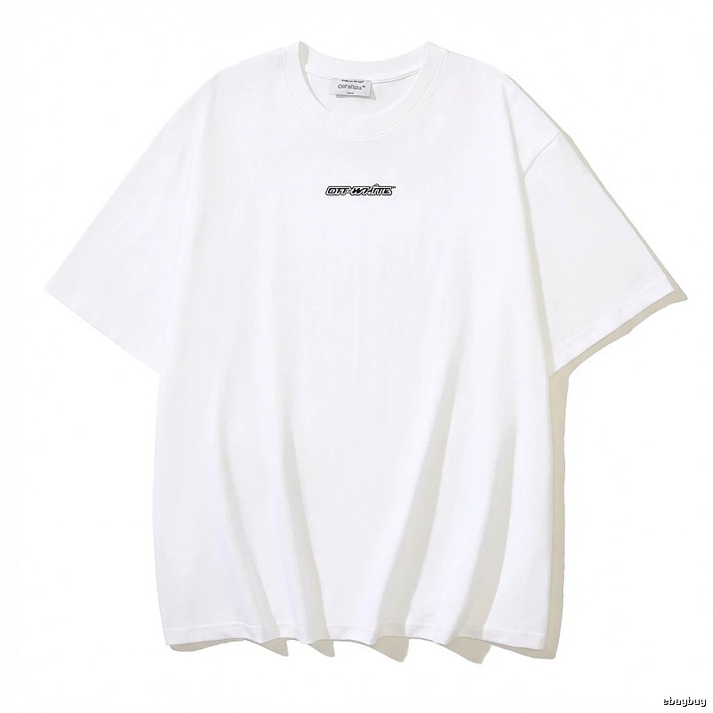 Off-White minimalist style white T-shirt