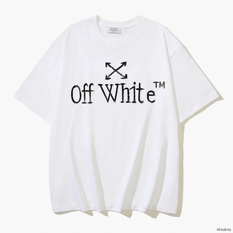 Off-White simple style white T-shirt