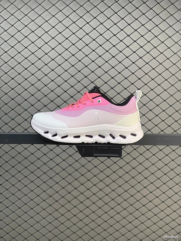 On Cloud Runners with Segmented Sole Pods in Pink