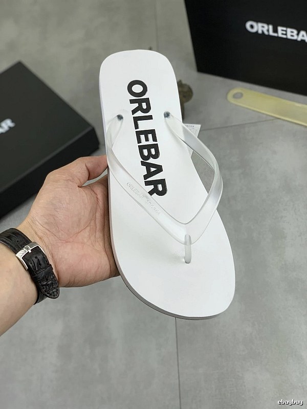 ORLEBAR BROWN Classic Casual Style White Flip-flops