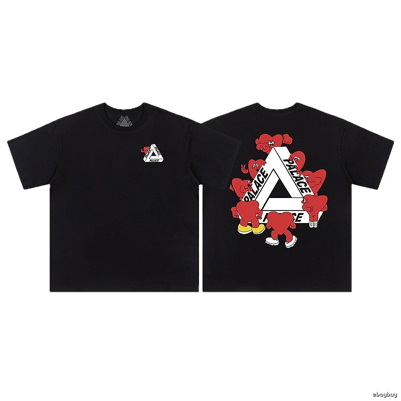 Palace Love Triangle Streetwear Black T-Shirt