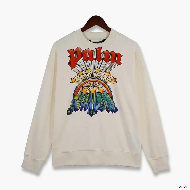 Palm Angels Rainbow Print Sweatshirt
