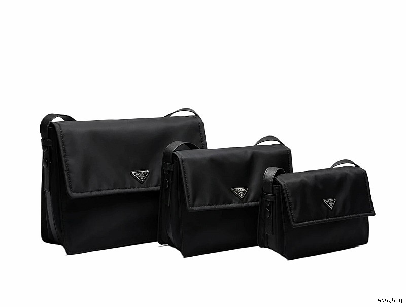 Prada cini Cool Handsome Style Black Bag