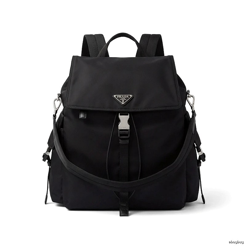 Prada classic black backpack