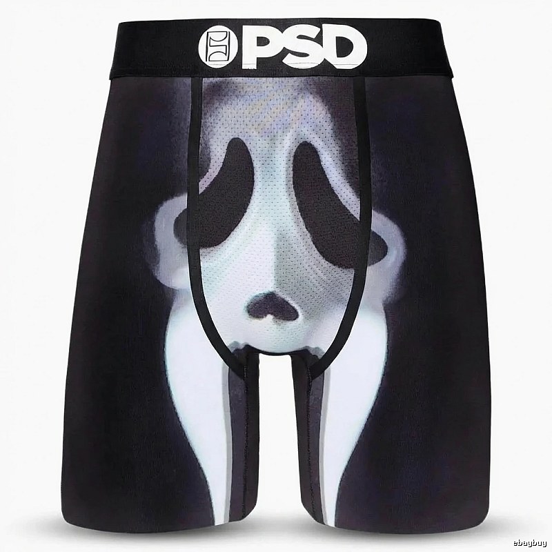 PSD Ghost Face Dark Style Boxer Briefs