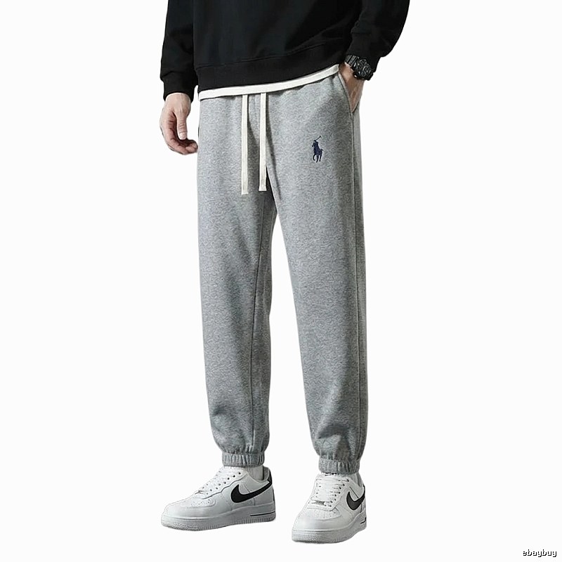 Ralph Lauren fleece-lined casual grey sweatpants