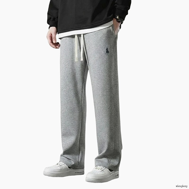 Ralph Lauren fleece-lined casual grey sweatpants