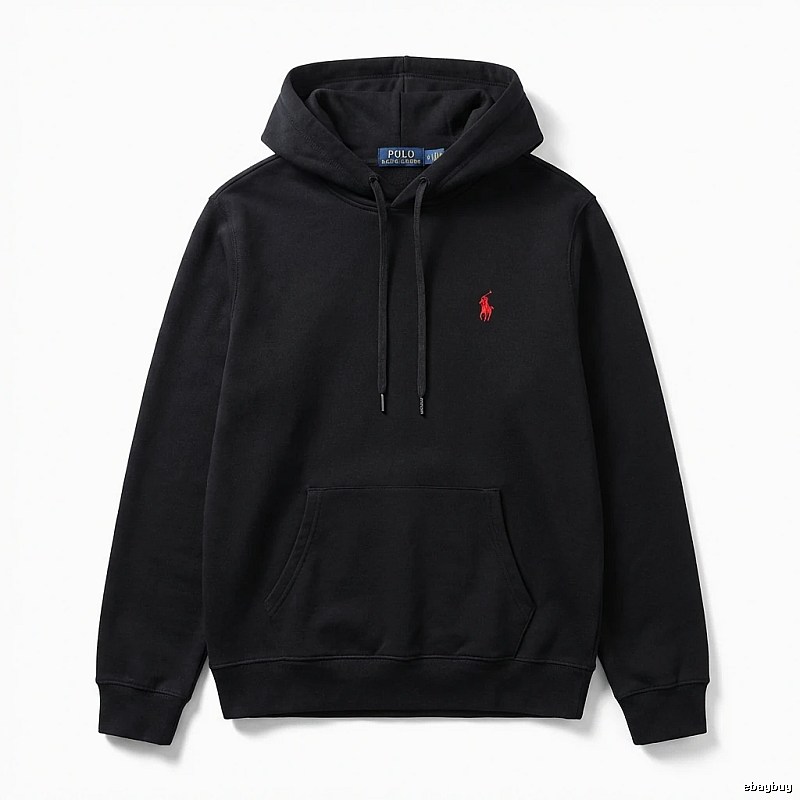Ralph Lauren Polo hooded black sweatshirt