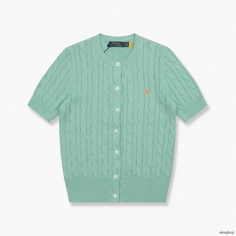 Ralph Lauren Polo light green knitted cardigan