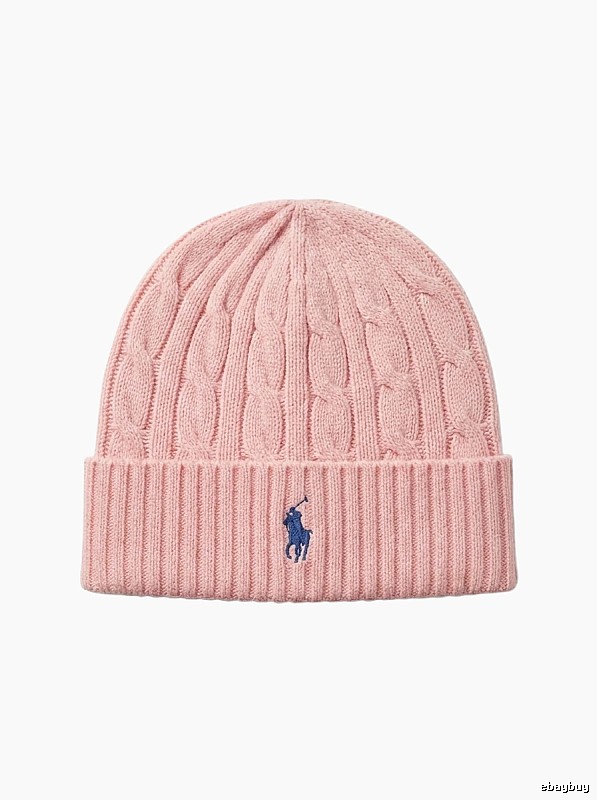 Ralph Lauren Polo Pink Knitted Hat