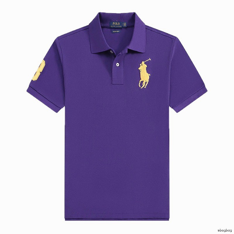 Ralph Lauren Polo Purple Classic Style Short-Sleeve