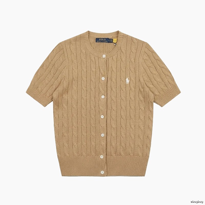 Ralph Lauren Polo Retro Brown Cardigan