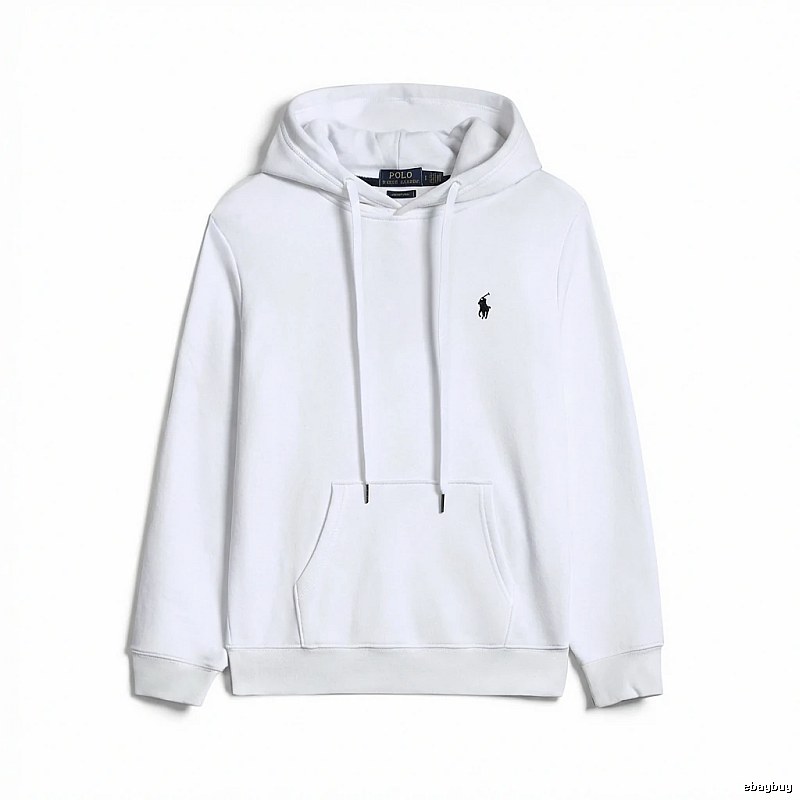 Ralph Lauren Polo white hooded sweatshirt
