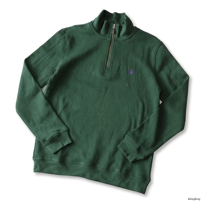 Ralph Lauren retro style dark green sweatshirt