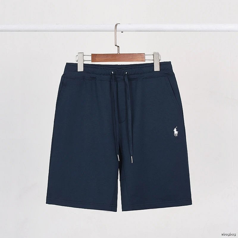 Ralph Lauren Streetwear Sweat shorts Gray Drawstring Small with Logo Accent