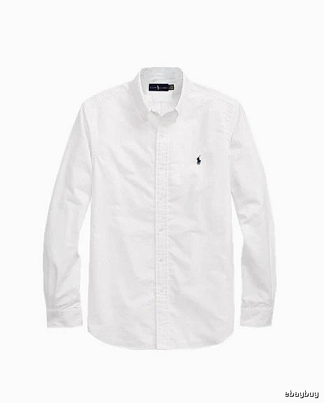Ralph Lauren White Button-Down Shirt Casual Layering