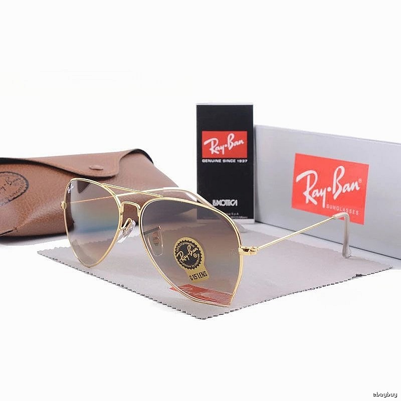 Ray-Ban Relaxed Aviator sunglasses Gold Tone Sunglasses with Designer-Inspired Detail