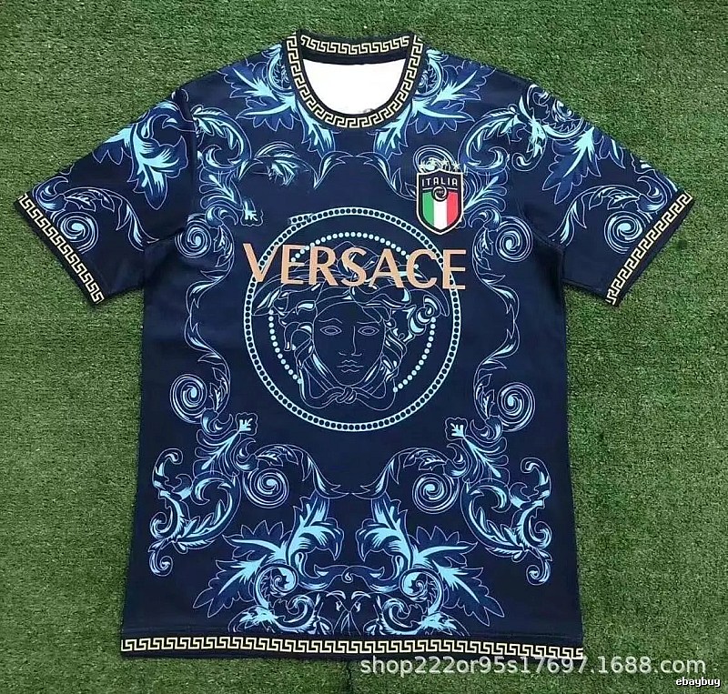 Real Madrid Blue Dragon Soccer Jersey Poolside Style