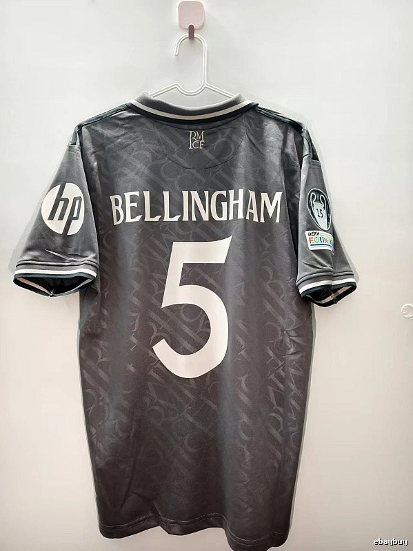 Real Madrid Premium Style Bellingham #5 soccer jersey White Real Madrid for Minimal Outfits