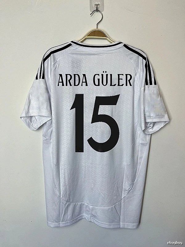 Real Madrid Relaxed Bellingham #5 soccer jersey White Real Madrid with Designer-Inspired Detail
