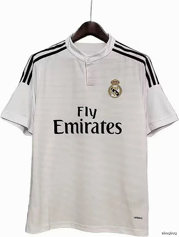 Real Madrid Sport Retro Teka soccer jersey White Retro Football for Collection Drops