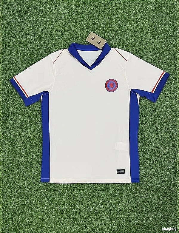 Real Madrid Summer Home soccer jersey White Real Madrid with Bold Graphic