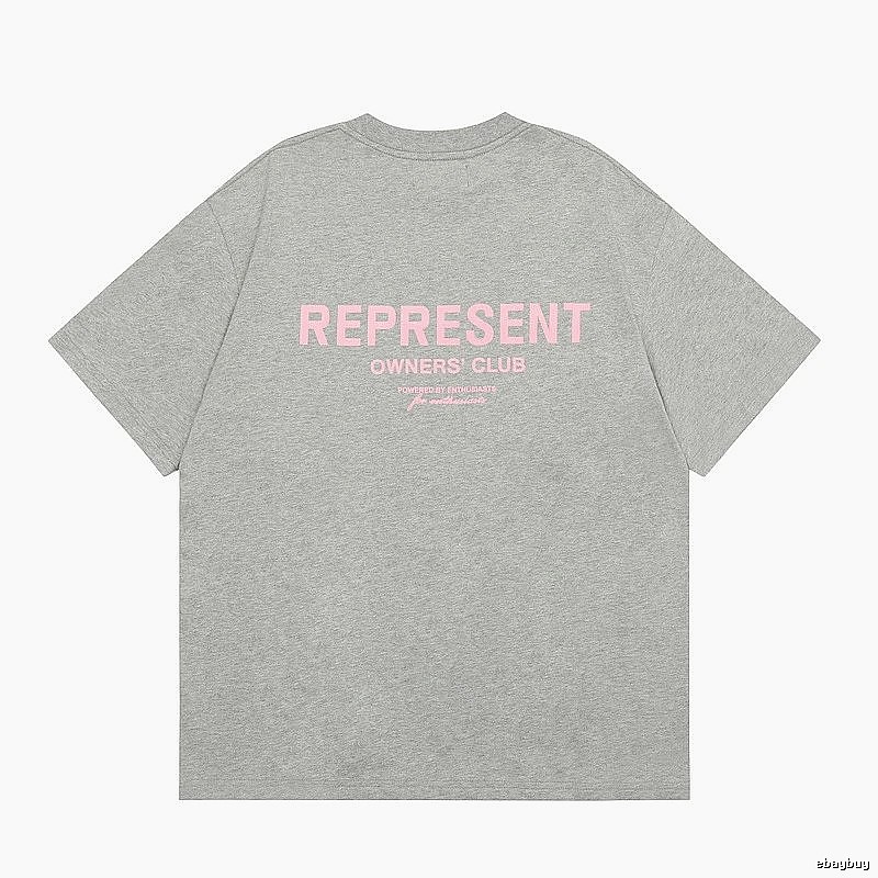 Represent Gray Style 868 Owners Club T-Shirt Layered Outfit Logo