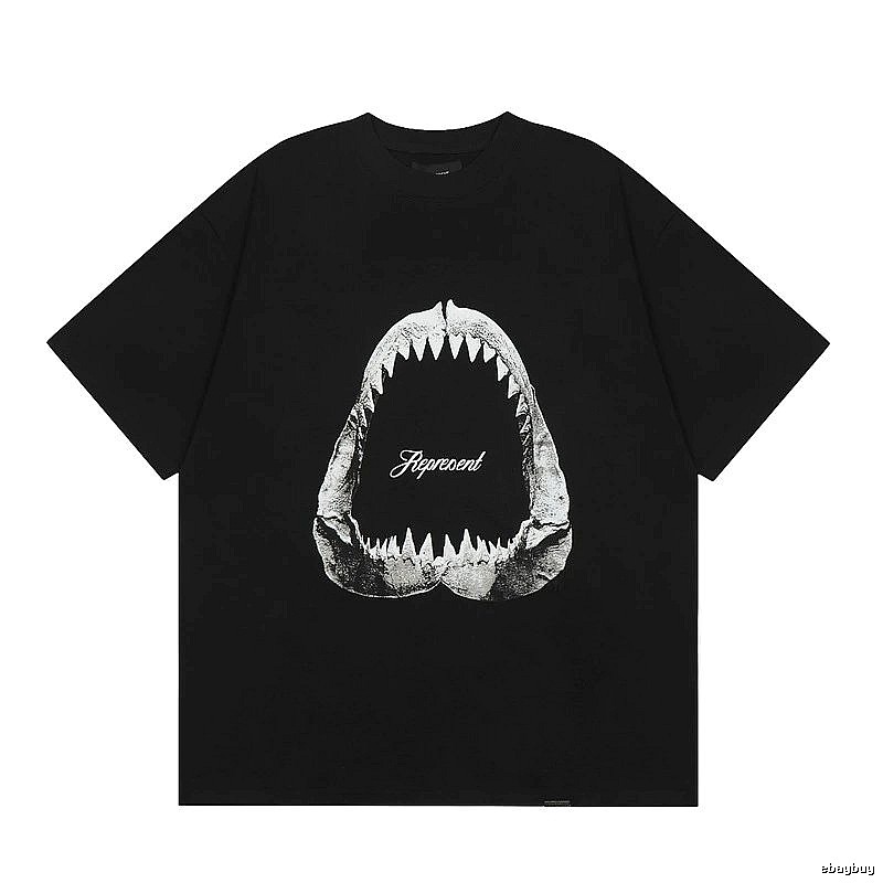 Represent Shark Jaw High Street Black Short Sleeve T-Shirt