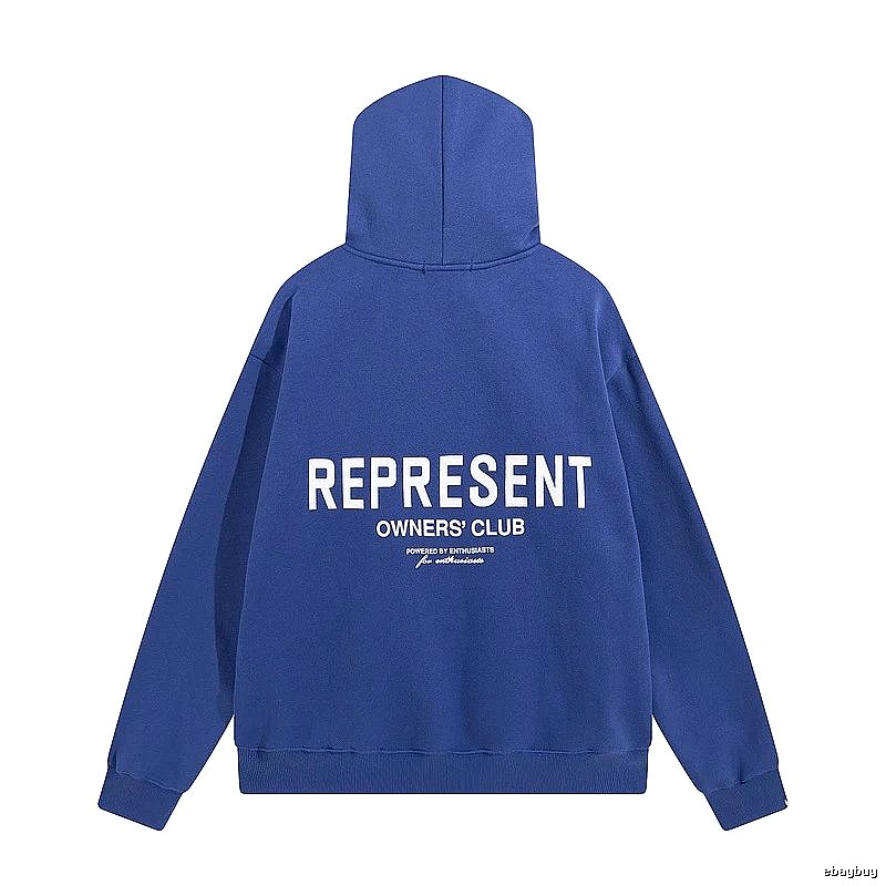 Represent Travel Owners Club hoodie Navy Large Represent with Modern Look