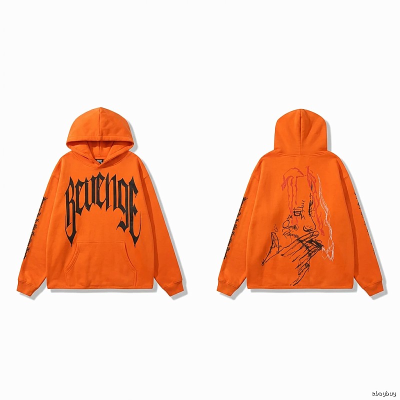 Revenge dark style orange hoodie
