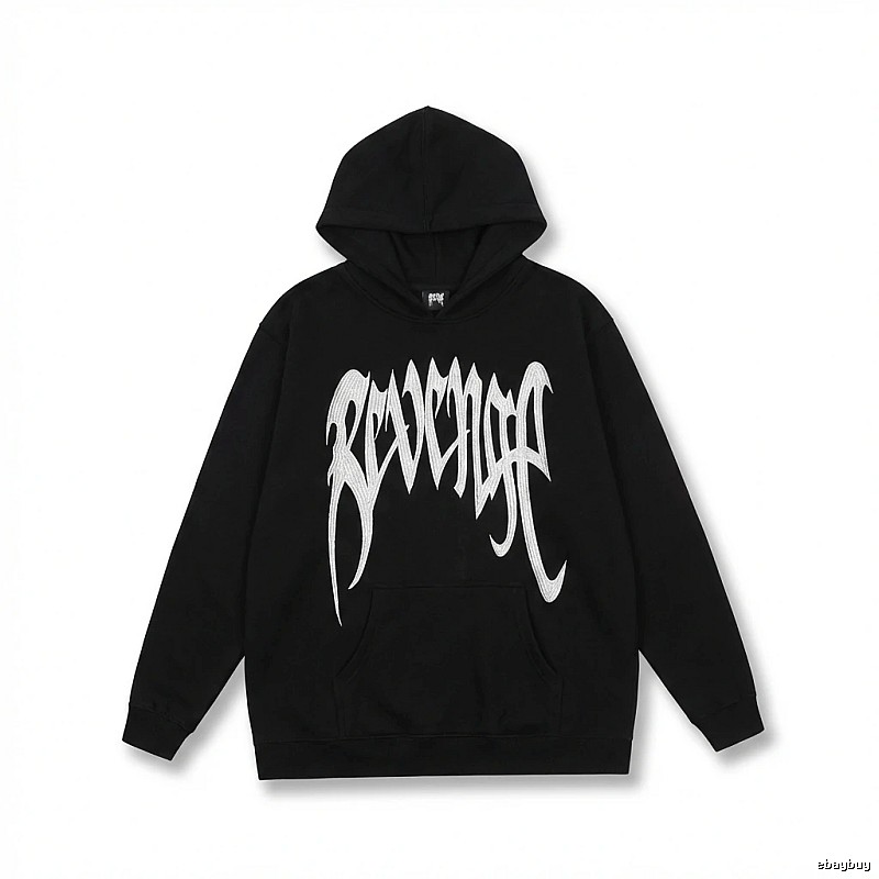 Revenge Gothic Style Black Hoodie