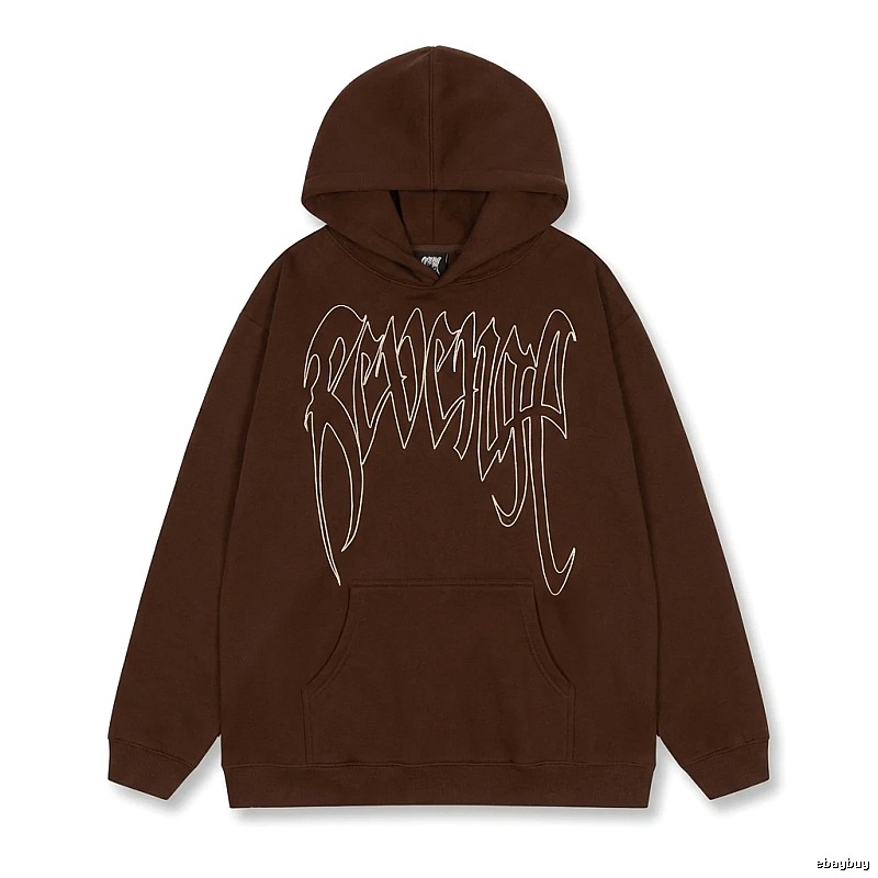 Revenge Gothic Style Dark Coffee Hoodie