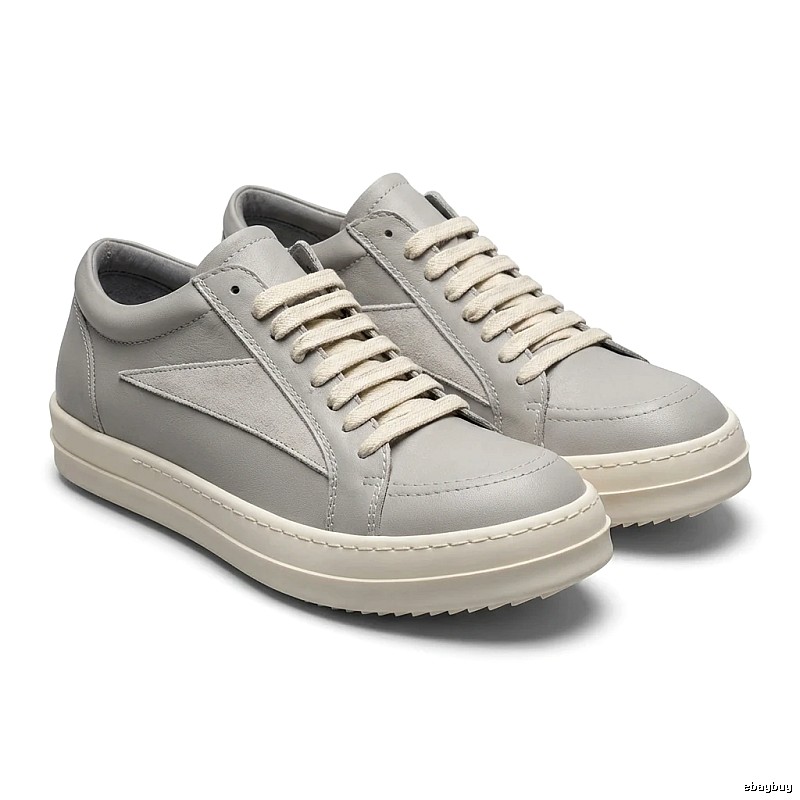 Rick Owens minimalist gray sneakers
