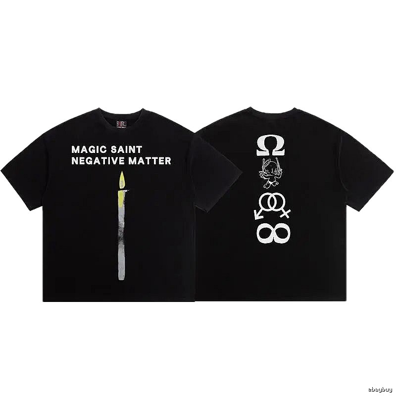 SAINT Magic Collection Street Style Black T-Shirt