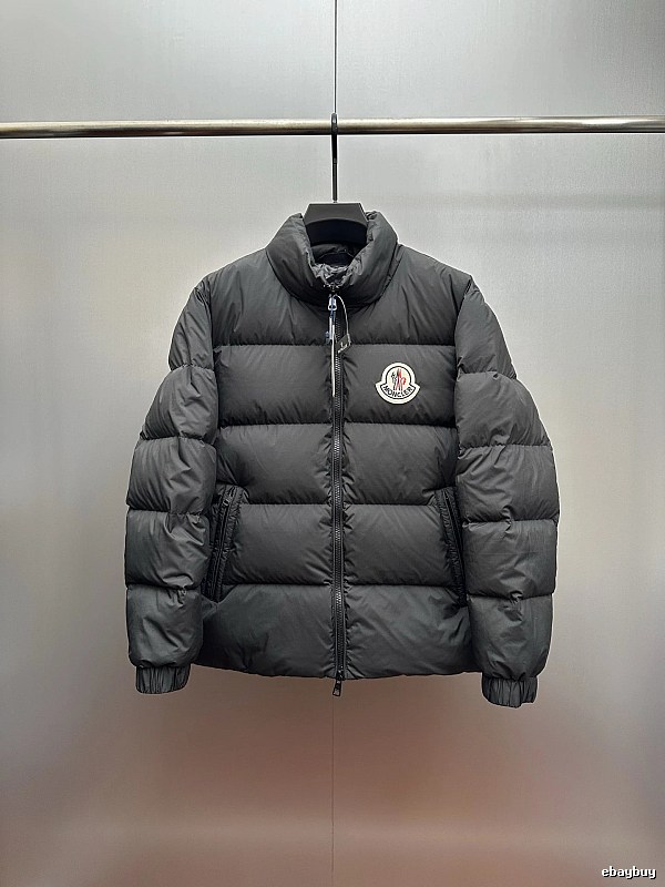 Short Puffer Jacket with Badge Detail from Moncler