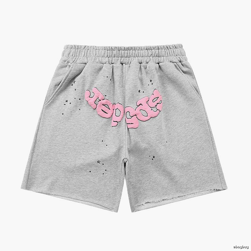 Shorts with Sp5der letter print style