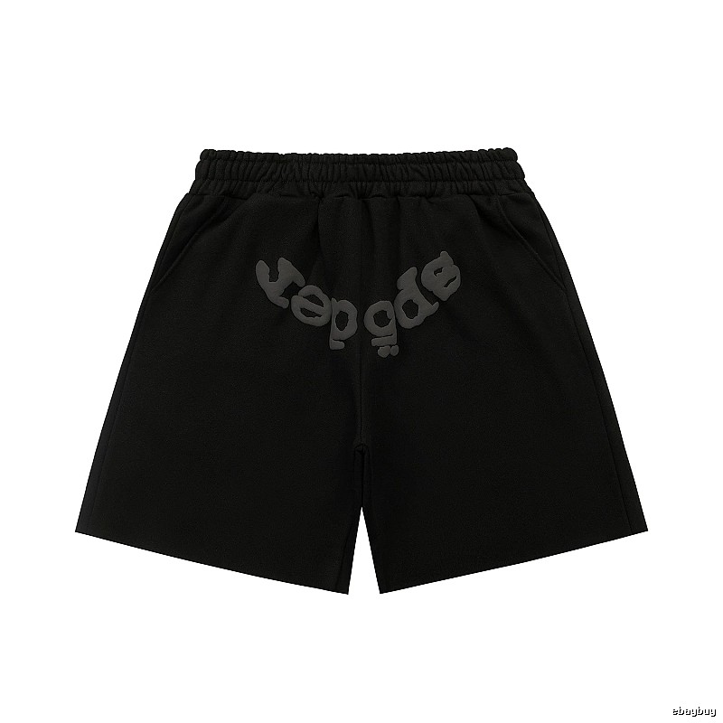 Sp5der letter trendy brand style shorts