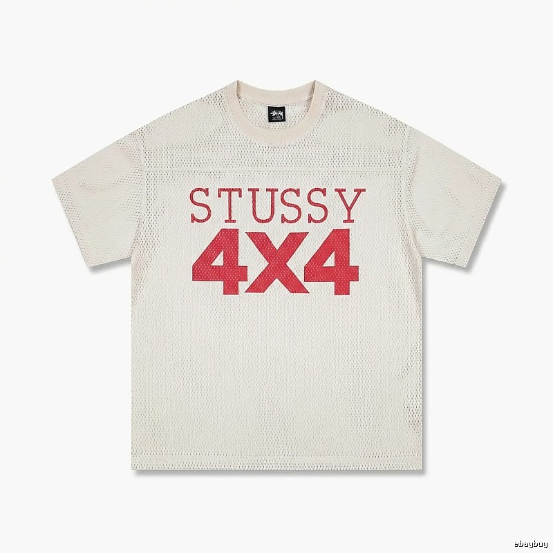 Stussy 4X4 Retro Style White T-shirt