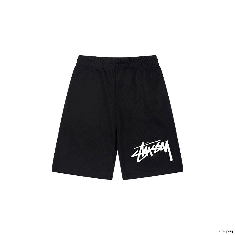Stussy basic black shorts
